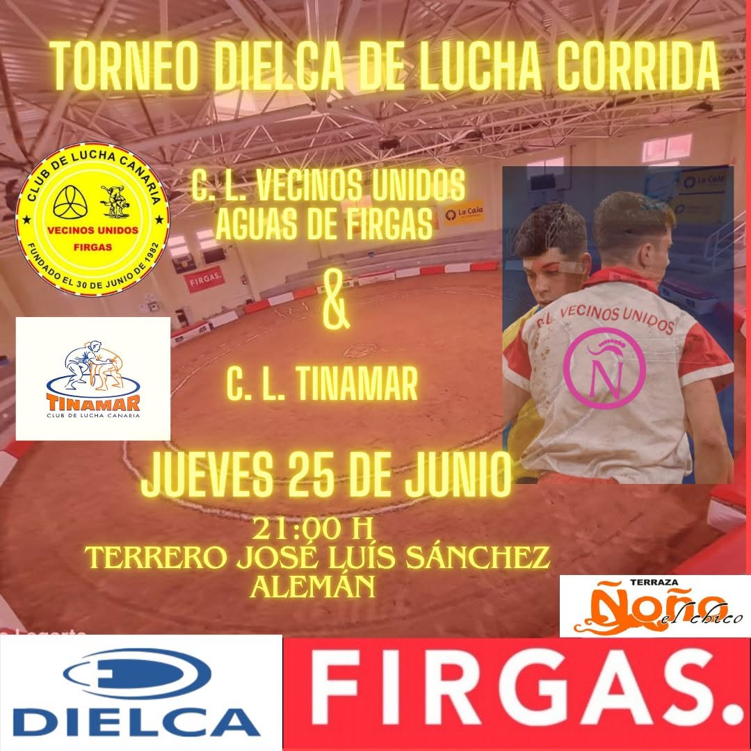 Torneo DIELCA de Lucha Corrida · Cartel de junio de 2026